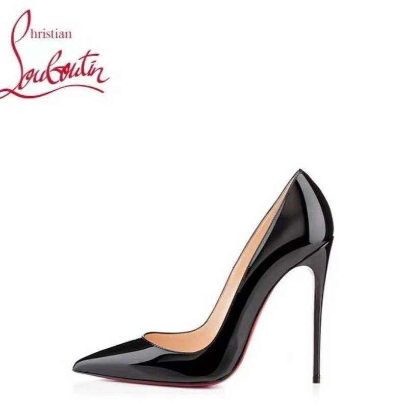 Foreign Trade Influencer Acl Specializes in European and American High-Heeled Shoes for Women, Stiletto Heels, Elegant Style, Red Sole, Pointed Toe Single Shoes Wholesale Cross-Border