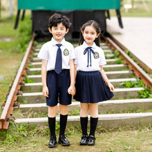 幼儿园园服夏装英伦学院风儿童校服套装小学生校服夏季毕业照服装