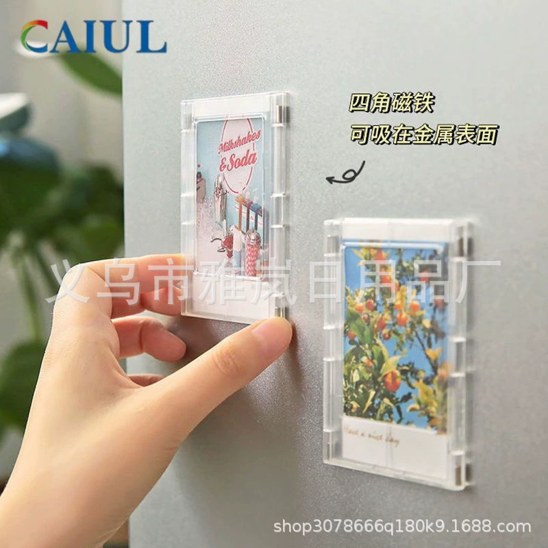 Рамка для фотографий Paoli минималистичная витрина с магнитным притяжением прозрачных акриловых фотокарт