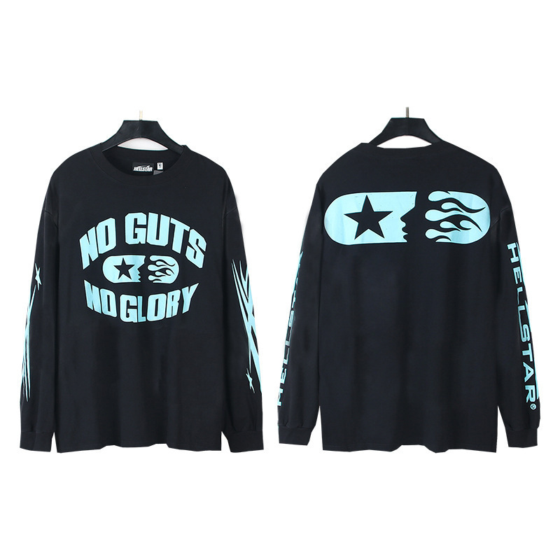 ヘルスターズ アメリカンスタイル 長袖Tシャツ メンズ インス ストリート系ブランド トップス 秋冬 ゆったり カジュアル ポリエステル製 インナー|undefined