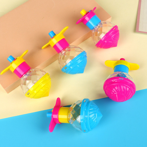 Bagged speed top, kindergarten children's small toy top, night market wind-up toy, student small gift wholesale
