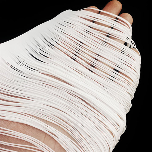 Fishing Gear Accessory Bionic Water Grass Whisker Lao Silicone Filament Silicone Skirt 200 Pieces Handmade DIY Filament Bait