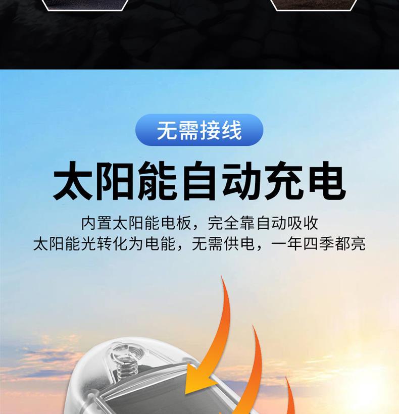 Truck LED Solar Roof Light Car Pickup Wiring Free Blow Light Bubble Diversion Cover Colorful Light Modification Accessories