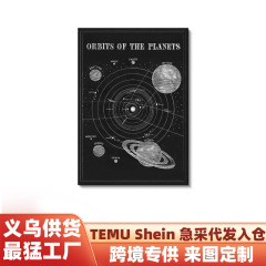 アマゾンの人気惑星掛け画temuは、星キャンバス画ポスター卸売りのハイビジョン画の芯を印刷しています。