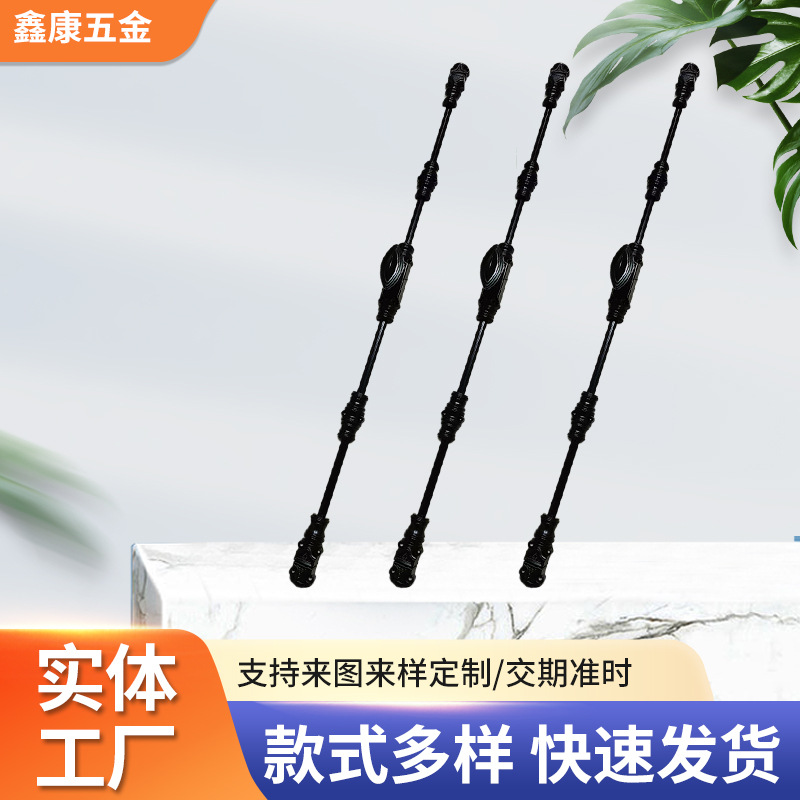 供应仿古家具橱柜锁长杆锁大号天地锁刻花拉手仿古锁 电视柜拉锁