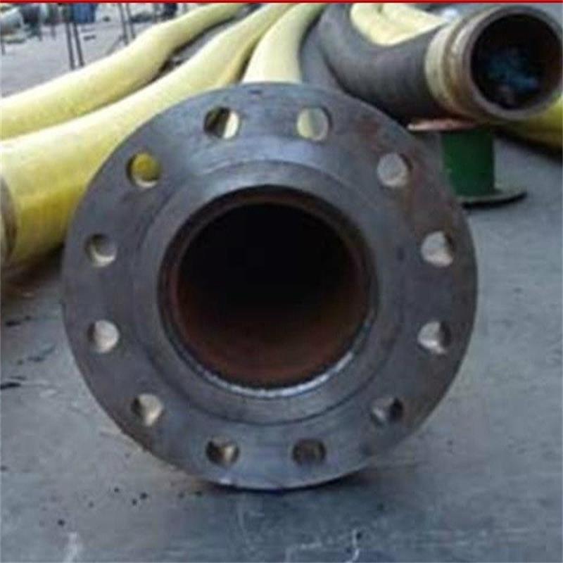 供应大口径法兰式吸排水胶管 防洪排涝胶管