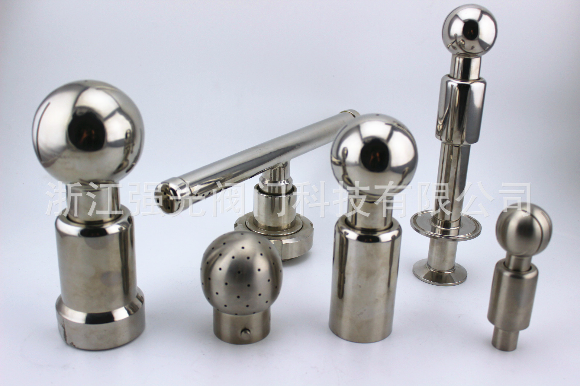 卫生级，不锈钢，食品级，固定式清洗球，插销，快装，304/316L
