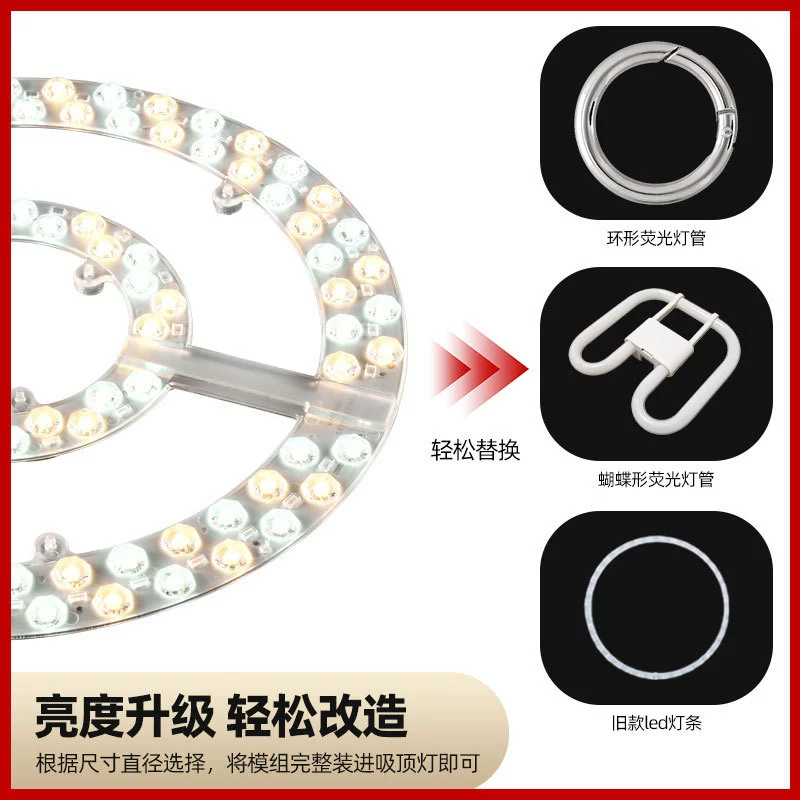 LED changeable ceiling light, magnetic super bright lamp, modified light source