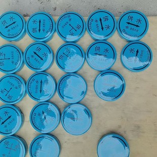 Electricity Ceramic Warning Signs, Cable and Gas Markers, Tile Water Supply Pipeline Safety Reflective Directional Signs, Warning Protection