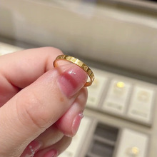 ˼�� ���18K����ĝMȦ��ָŮС���OӋ�r�к��s��Ȧָ�h����ɫ