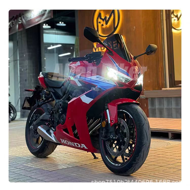 Suitable for Honda Cbr650R New Model Modified Height-Increasing Racing Windshield, Same Style as Wrs, 24-26 Height-Increasing Windscreen