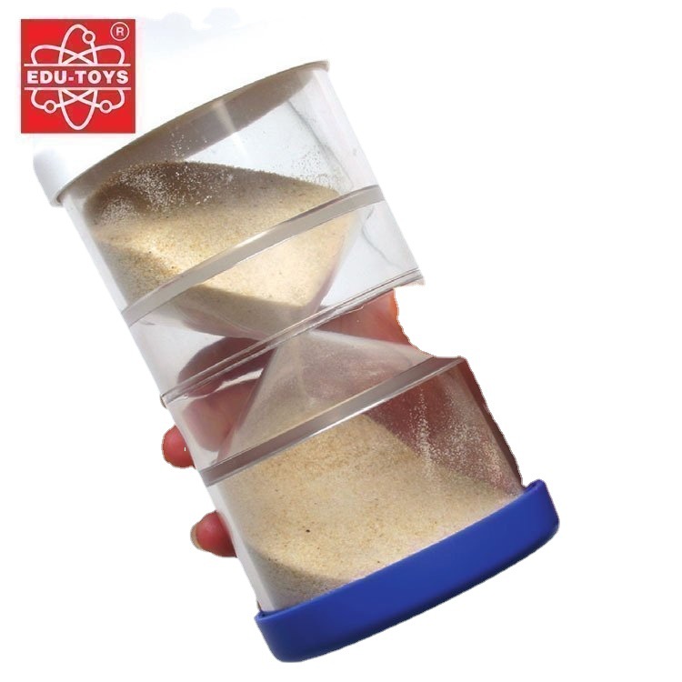 Descuento al por mayor Hong Kong EDU reloj de arena de plástico ajustable juguete de plástico resistente a caídas reloj de arena de una sola pieza de entrega
