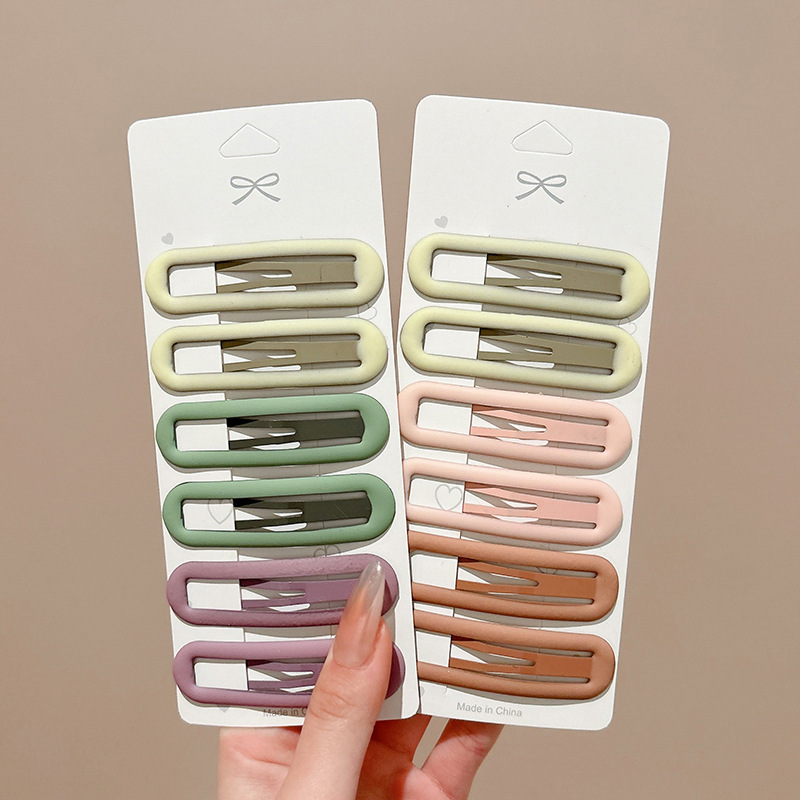 Pin de cabello de dopamina para mujeres lindas pinzas de cabello de peluquería bb pinzas de cabello 2025 nuevo estilo premium pinzas de cabello laterales