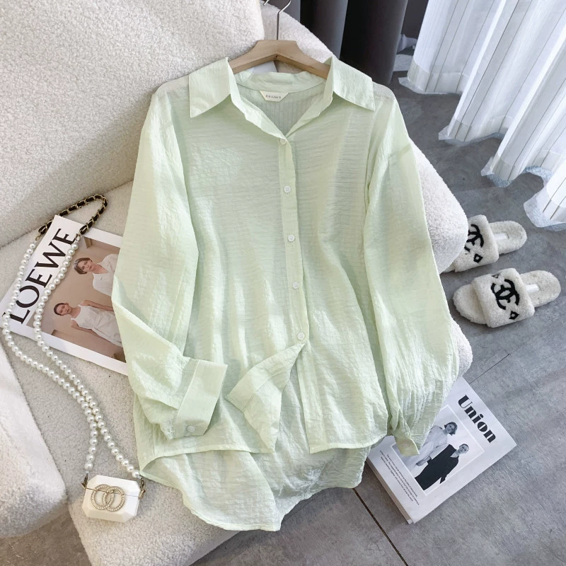 YS8 Real Shot Spot, пляжная защита от солнца, тонкая рубашка, куртка, легкая дышащая рубашка с защитой от солнца, женская верхняя одежда с длинными рукавами для путешествий