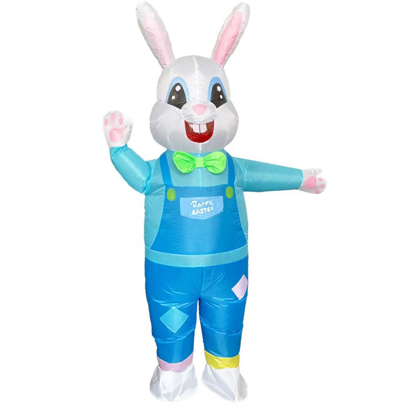 Venta caliente Traje inflable transfronterizo Dinosaurio de Halloween Alien Tyrannosaurus Rex Dress Up Ropa de actuación divertida Decoración de fiesta