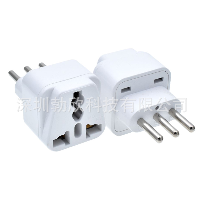 通用插座 多国 转换插头 WD-12A用于意大利，乌拉圭嵌入式插脚
