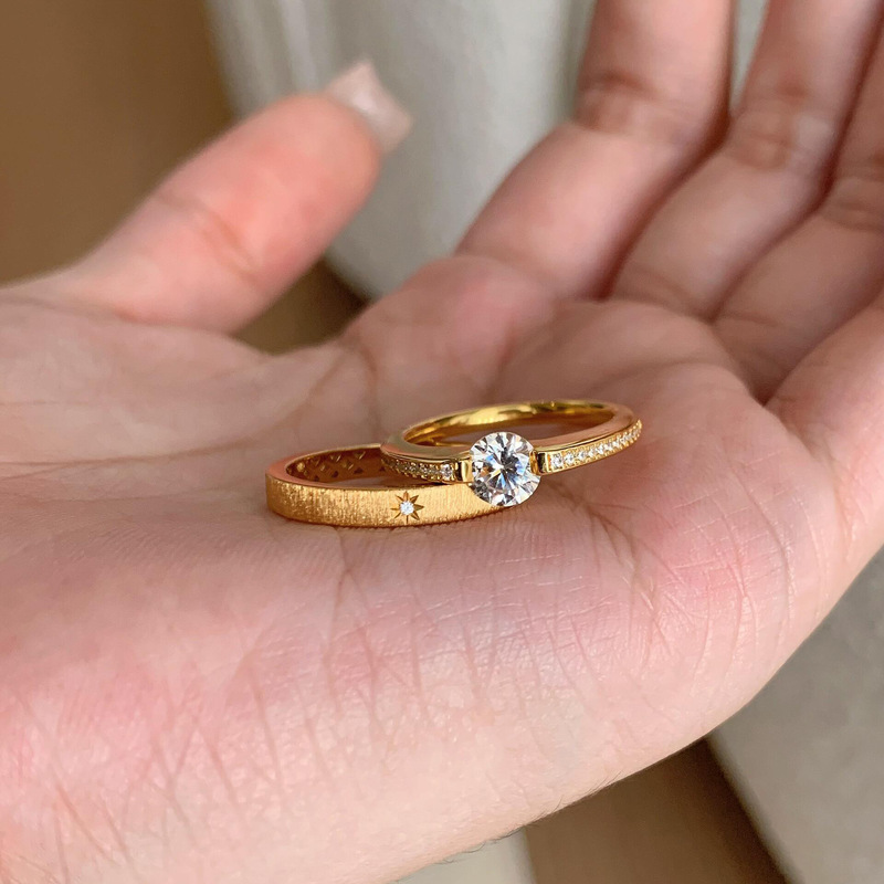 S925纯银悬浮钻水星记戒指女中古风复古轻奢高级感小红书爆款指环|undefined
