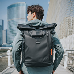 新しいスタイルのバックパックメンズハイエンドファッションコンピュータバッグ学生スクールバッグ大容量防水オックスフォード布メンズバックパック