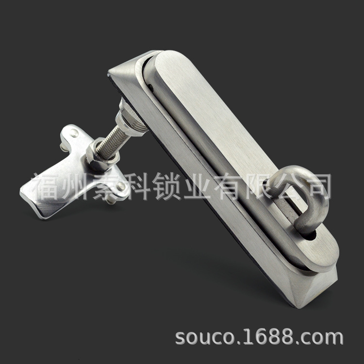 不锈钢门锁  MS860-1S可装挂锁型配电箱电柜门开关柜可调节平面锁
