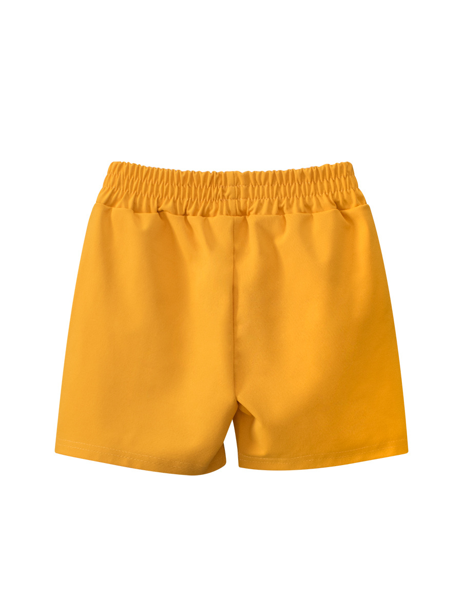 27kids pantalones cortos para niños, fáciles de secar y rápidos, pantalones casuales para niños, pantalones de playa de color sólido sueltos de verano, fuente transfronteriza