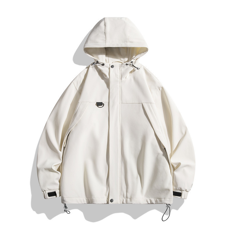2023 nuevo traje de asalto hombre marca de moda de otoño chaqueta con capuz pareja 23128 image 7