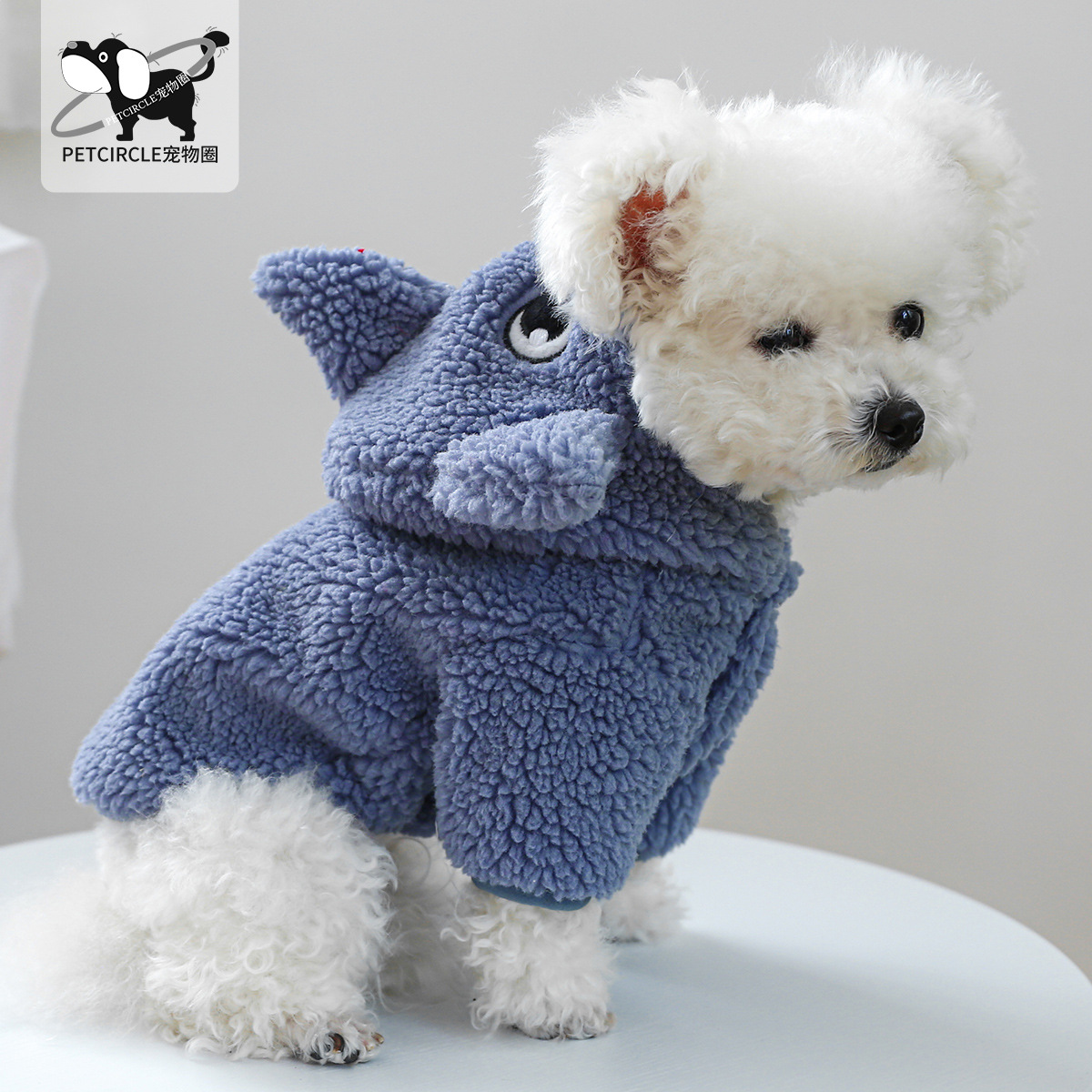 PETCIRCLE pet circle dog and cat clothes wholesale autumn and winter warm shark sweatshirt transformation clothing collection
