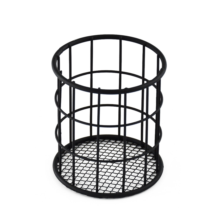 INS simple titular de la pluma multifuncional caja de almacenamiento de escritorio del estudiante de almacenamiento de metal rack organizador creativo contenedor al por mayor