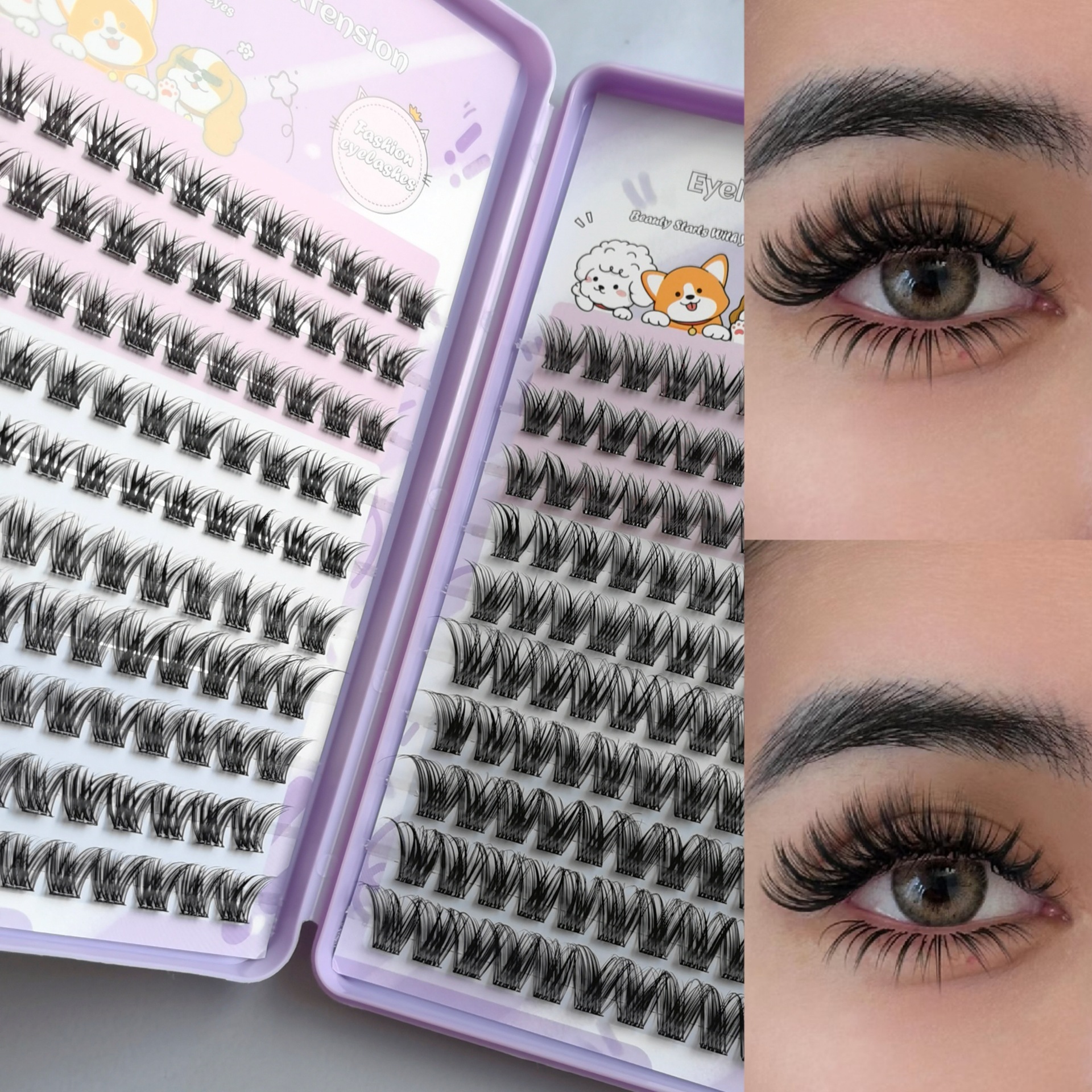 Las pestañas falsas transfronterizas proporcionan pestañas falsas de gran capacidad sin pegamento.