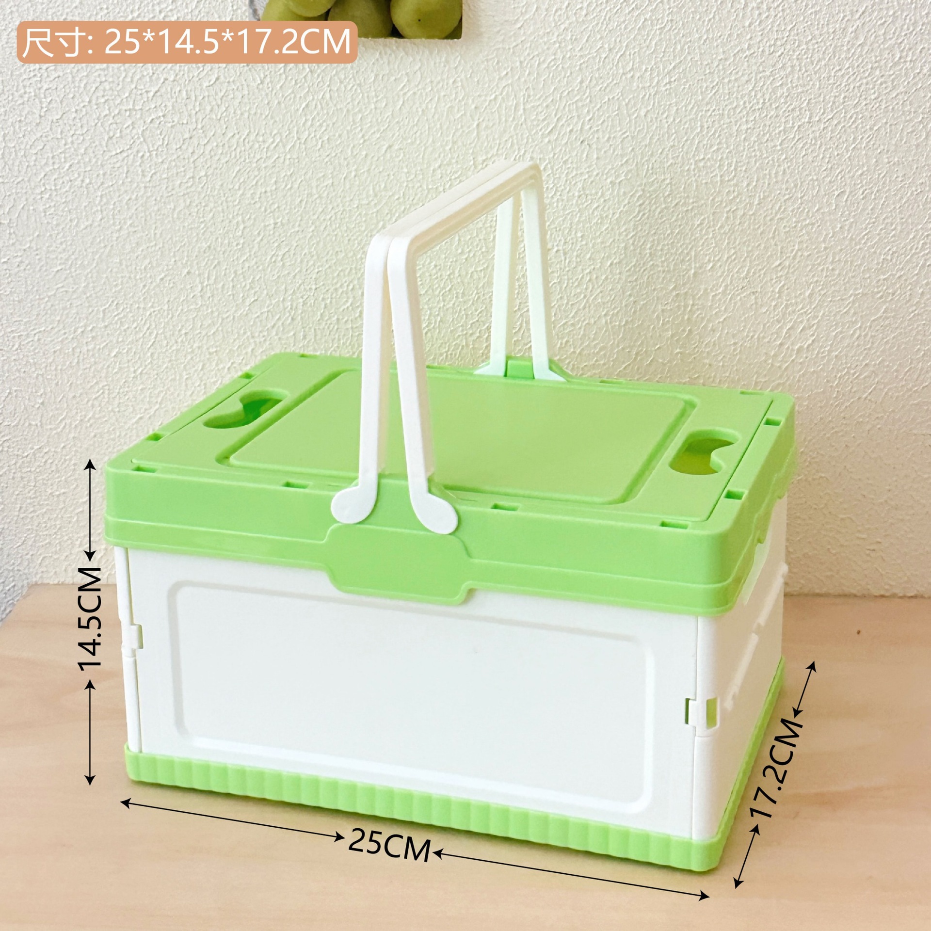 Canasta de picnic al aire libre ins apilamiento canasta de almacenamiento plegable Salida de primavera canasta de vegetales japoneses canasta de lavandería canasta portátil