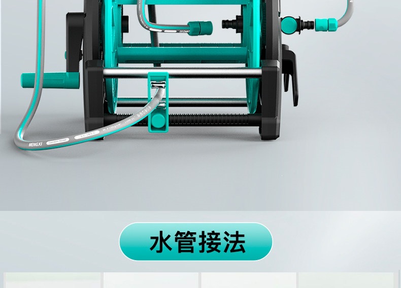 Suitable for car washing, high-pressure water gun, household water hose, flexible hose, water gun nozzle, foam sprayer, and can be used to rinse and connect to a water tap