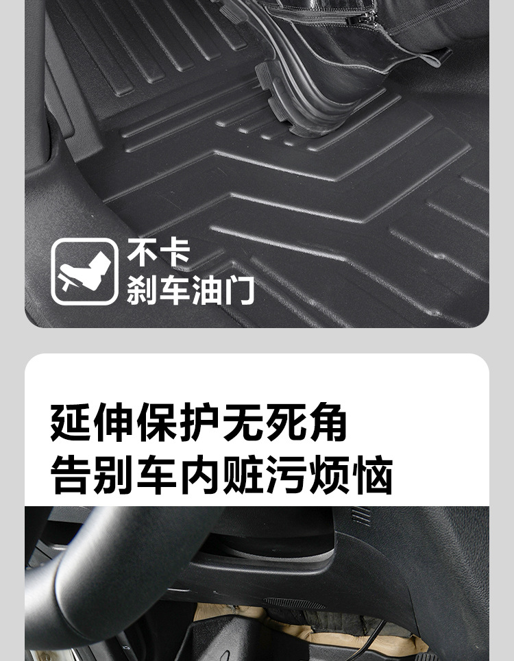 Suitable for Changan CS35 PLUS floor mats, 2012-2024 model car accessories, full-coverage driver's side floor mat