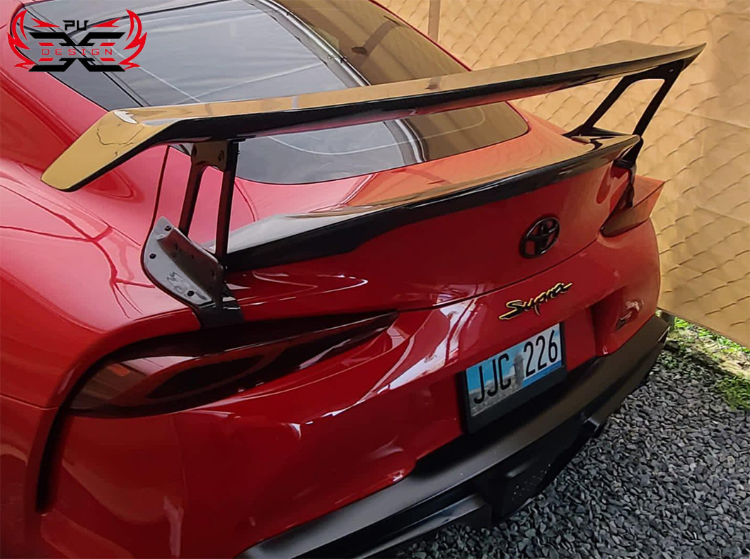 Suitable for Toyota Supra A90 A91 Bumper Modification Vol Decorative Rear Wing Dry Carbon Fiber Mk5 Spoiler