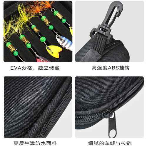 EVA Lure Storage Bag with External Attachment for Waver and Rotating Composite Flash Lure Set, Wholesale Fishing Gear Bag