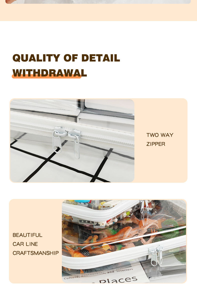 Amazon PET travel cosmetic bag set digital toilet supplies cosmetic packaging cosmetic bag clothing shoes luggage