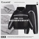 CKX Men's 2024 Autumn high quality vintage Ribbon Hoodie Jacket Fashion Brand fleece-lined Sweater suit