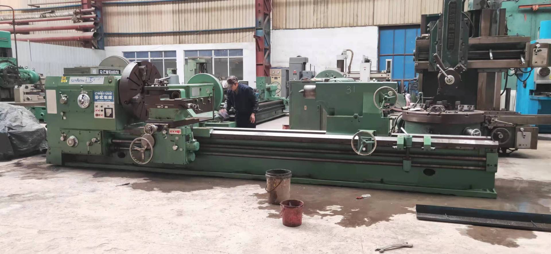 出售二手星火CW61125E卧式车床二手星火4米卧车二手车床