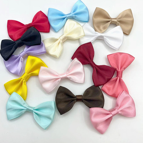 3X5CM Polyester Ribbon with Bow Half-Finished Fashion Accessory Handmade DIY Material Toy Doll Decoration