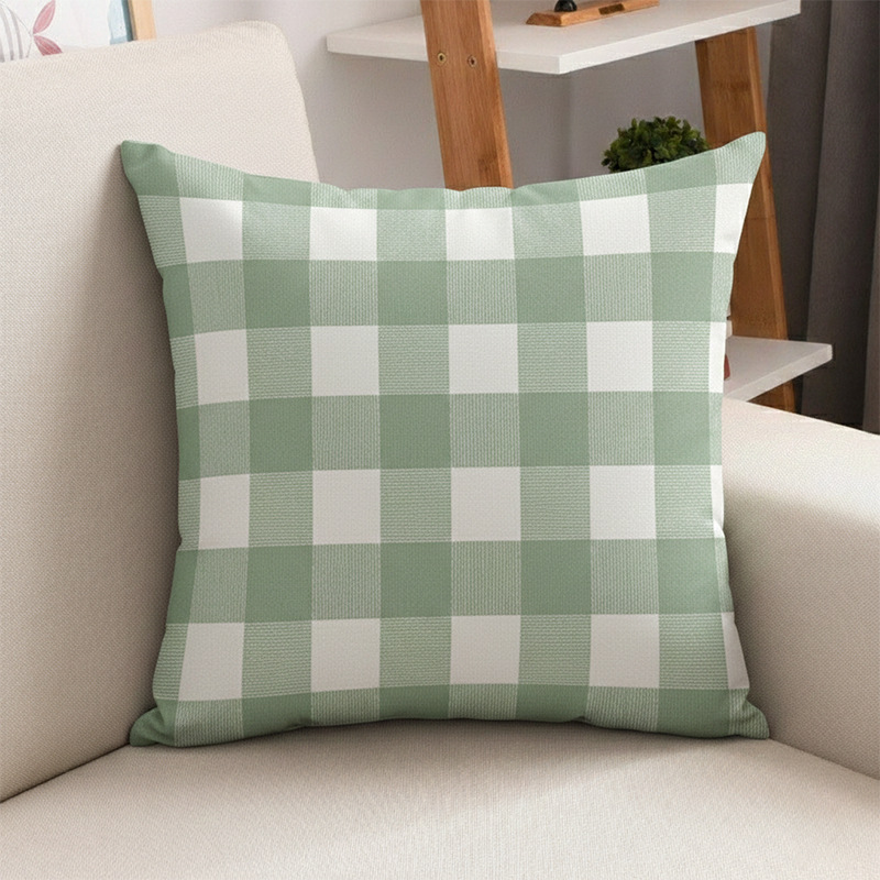 Cojín de asiento de algodón y lino para oficina y sofá