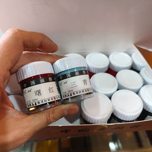 Painter Chinese painting paint set 12 colors 18 colors 24 colors student art painting acrylic paint 12ml 22ml