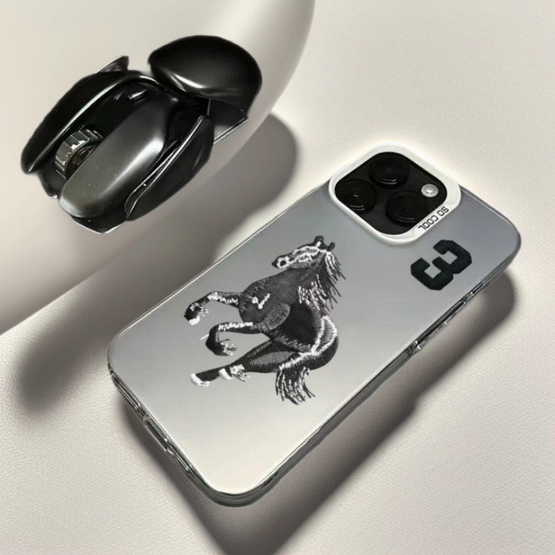 Shockproof Phone Case For Iphone 16 15 14 13 Pro Max War Horse Style_voghion.com