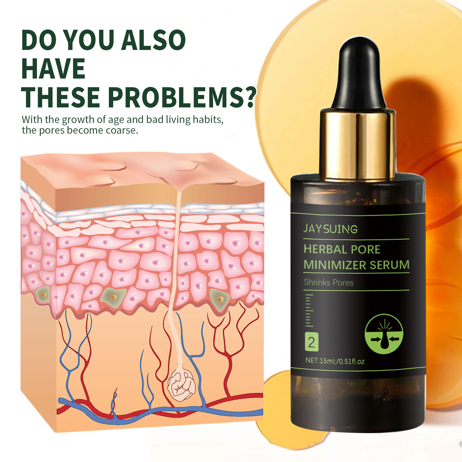 Jayswing Herbal to fade spots, fine lines, tender pores, brighten skin tone and moisturize essence_voghion.com