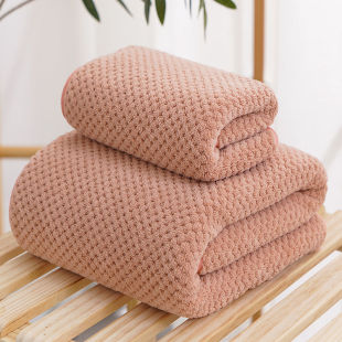 Bath Towel Large Towel Set for Men and Women, Adult Couple, Softer Than Pure Cotton, Absorbent, Quick-Drying for Bathing, Wholesale