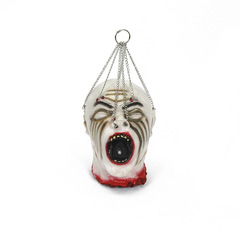 萬聖節鬼屋裝飾鬼頭斷頭 場地布置道具酒吧KTV裝飾用品吊鬼頭批發