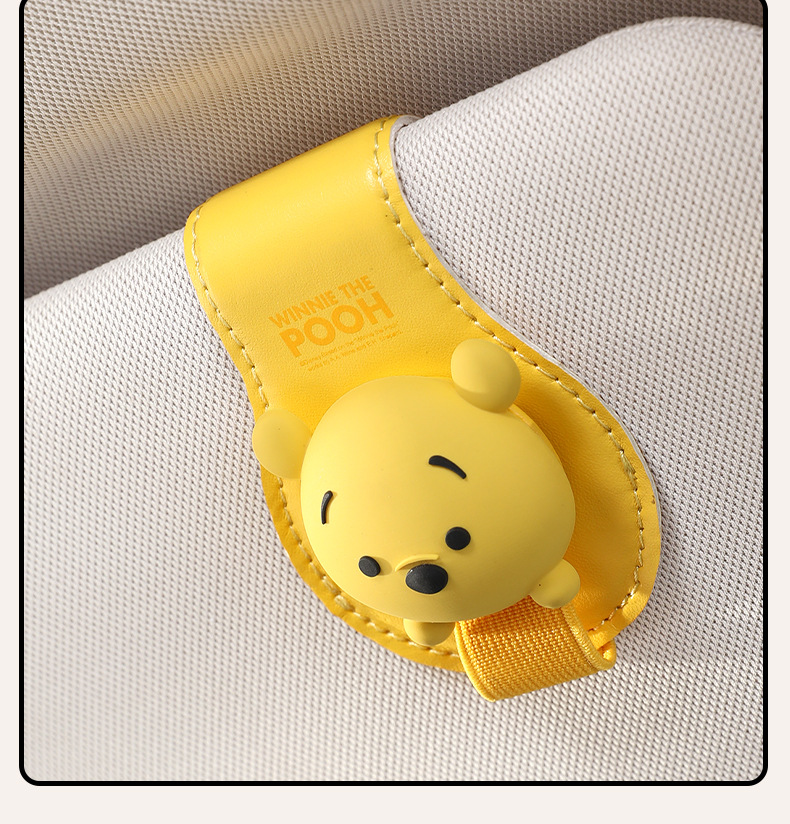 Mickey and Minnie Car Glasses Holder Multifunctional Car Sun Visor Driver's Glasses Case Car Sunglasses Clip for Hanging Glasses