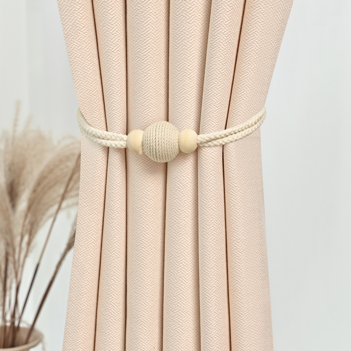 Transfronteriza al por mayor correa de cortinas hebilla magnética correa de cortinas accesorios de cortinas correa general TEMU agente