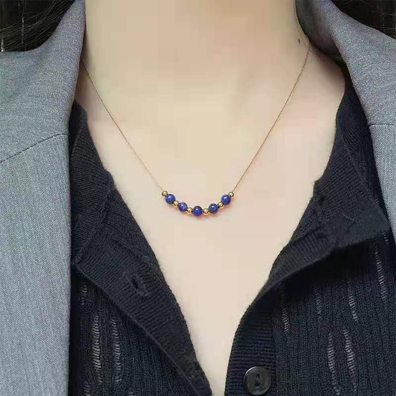 Titanium Steel Material Geometric Pattern PVD Coated Real Gold Plated Geometric Titanium Steel Fashion Waterproof Non Tarnish Necklace