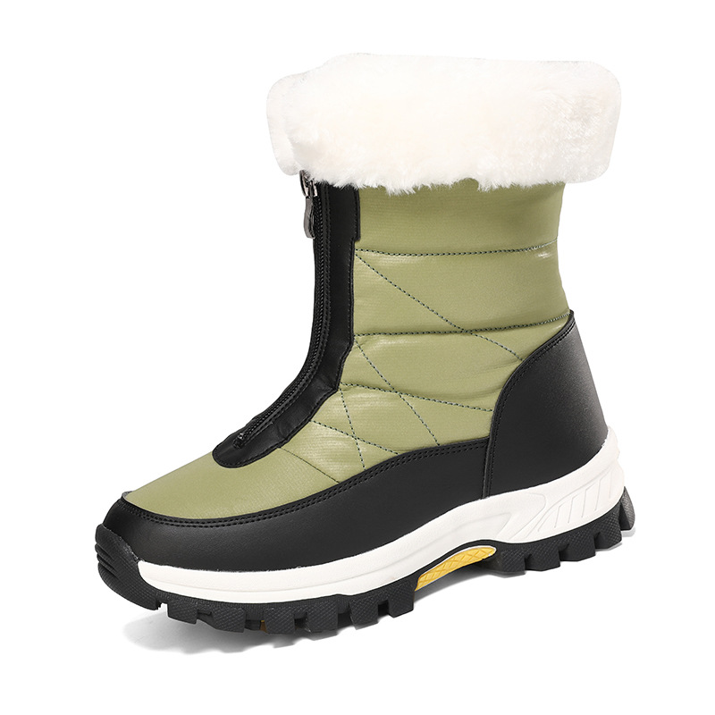 Exportación de comercio exterior de EE.UU. zapatos de algodón de invierno de cachemira calentador zapatos de mujer zapatos deportivos al aire libre zapatos de montaña botas de nieve image 5