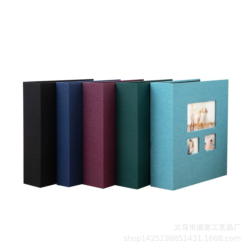 Завод прямой трансграничный Amazon Лен Тонкий 6 дюймов 5 1000 pp вставкой фотоальбом