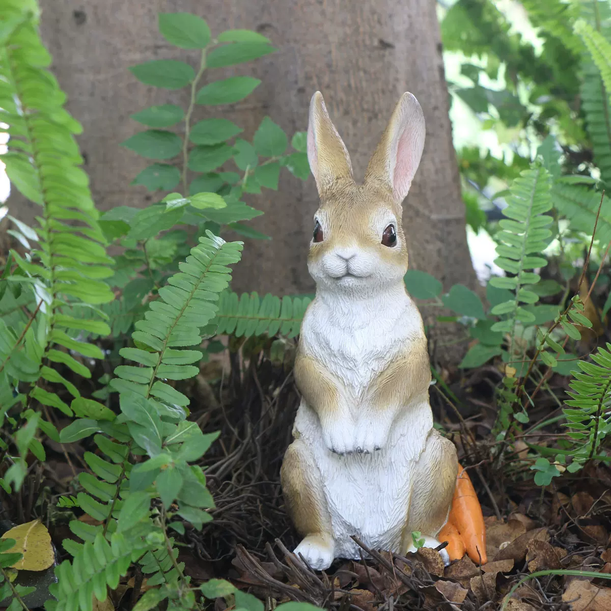 田园风兔子摆件幼儿园植物角装饰庭院花园婚庆布置艺品复活节摆件