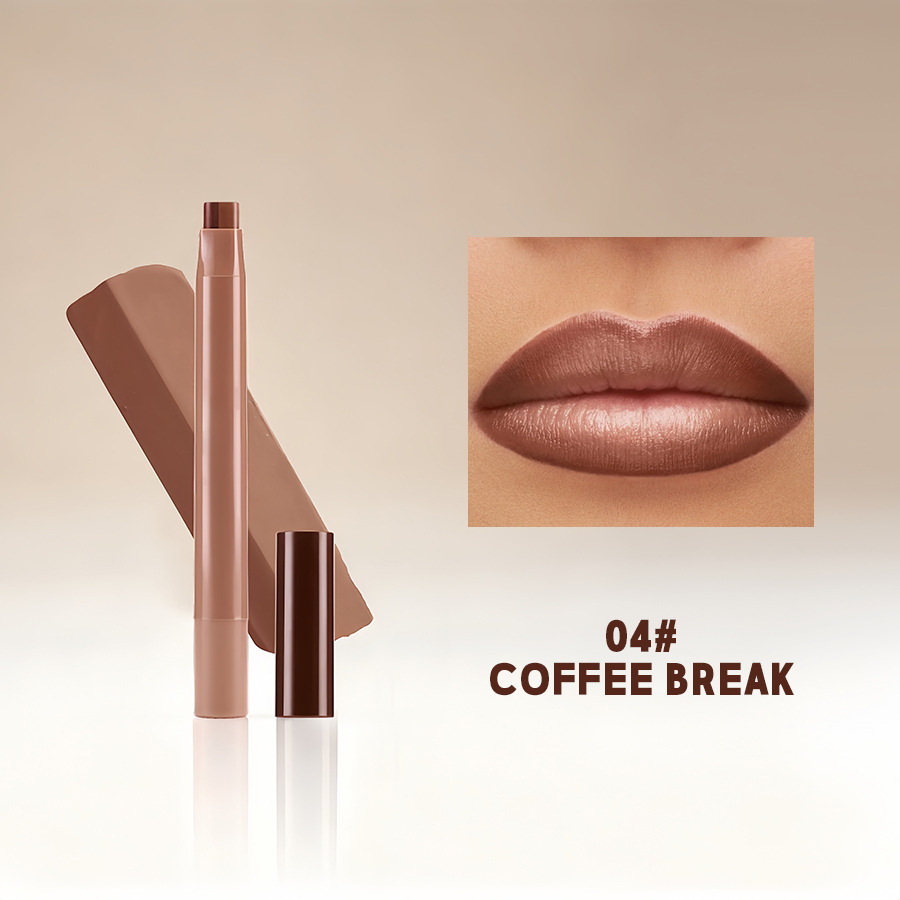 El estilo transfronterizo sin logo matte lipstick lipstick multifuncional eye-liner reposición de color y brillo humectante lipstick pen image 9